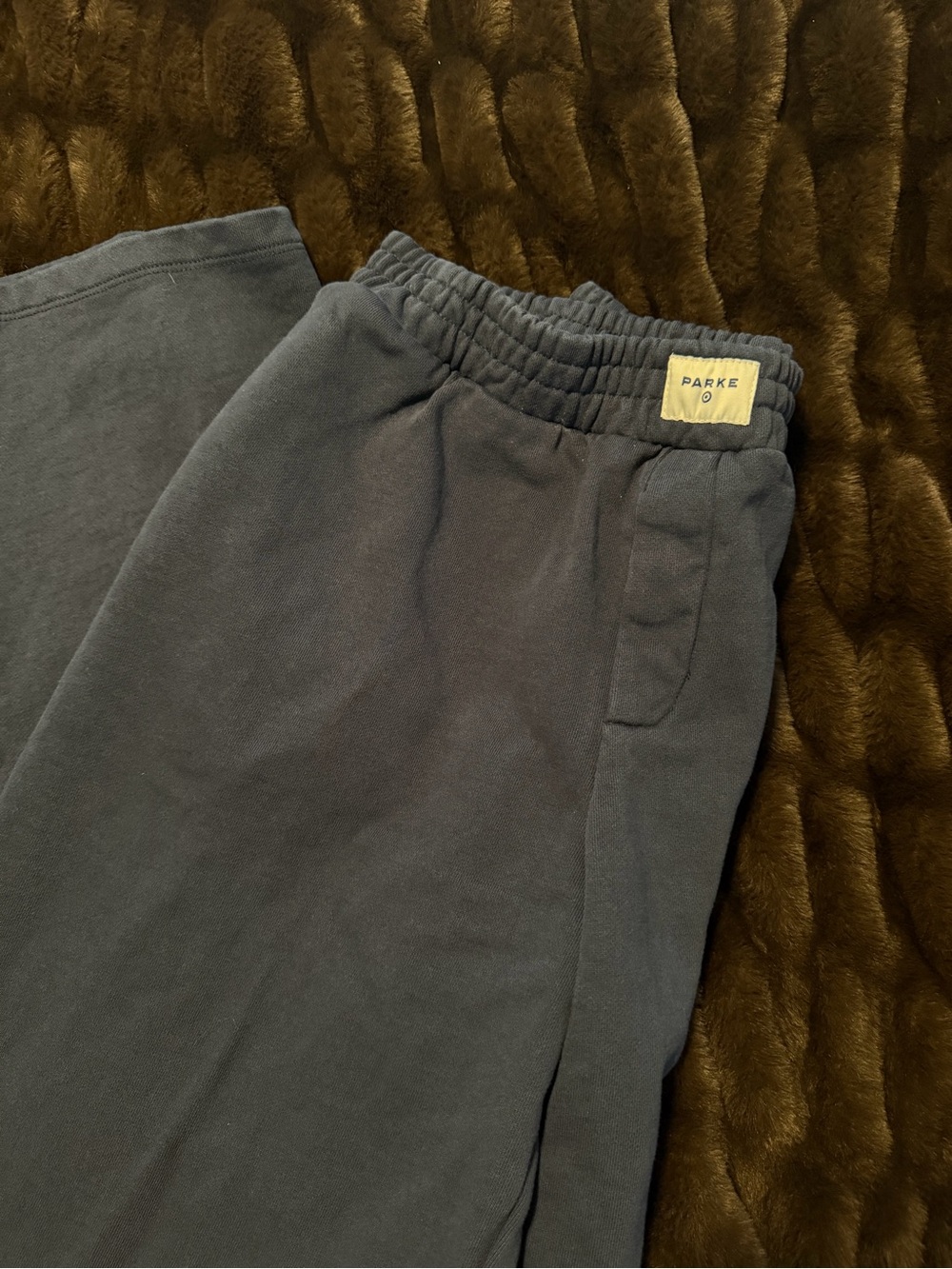 Parke Women's Slate Gray Elastic-Waist Joggers